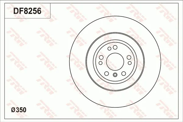 Brake Disc DF8256S - TRW