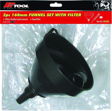 160mm (6 1/2") Flexy Funnel Mesh Filter Flexible Nozzle - PKTool