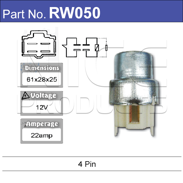 Relay RW050 - Nice Products | Universal Auto Spares