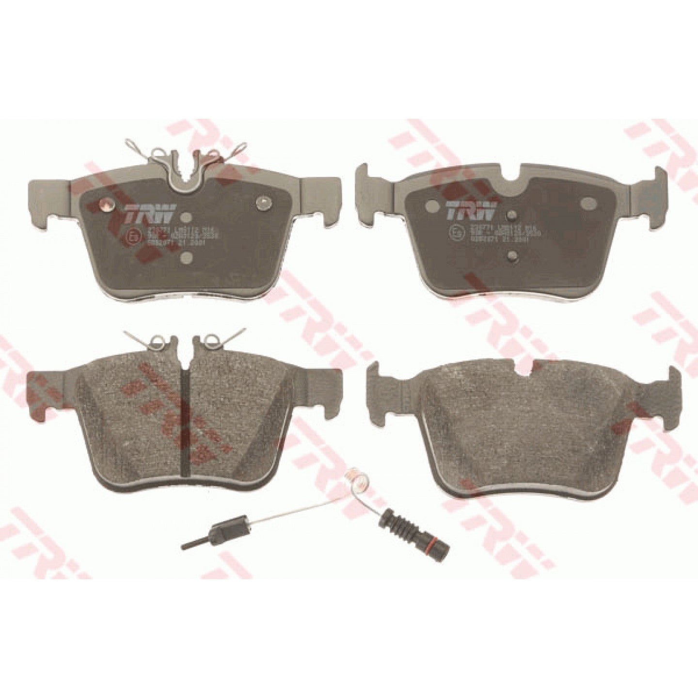 Brake Pad Set Disc Brake Rear Axle GDB2071 - TRW