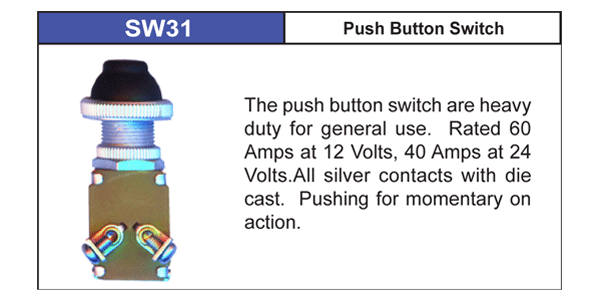 Starter Button SW31 - Nice Products | Universal Auto Spares
