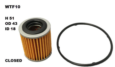 Transmission Oil Filter Fits Mitsubishi/Nissan WTF10 - Westfil