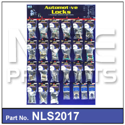 Merchandiser uncoded Locks NLS2017 - Nice Products | Universal Auto Spares
