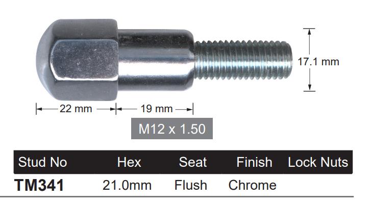 One Piece Stud TM341 - Nice Products | Universal Auto Spares