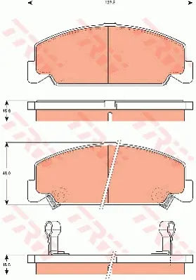 Brake Pad Set, Disc Brake GDB7535 - TRW