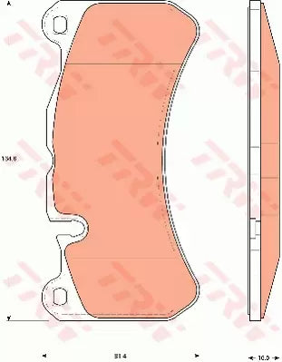 Brake Pad Set, Disc Brake GDB7719 - TRW