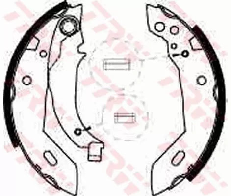 Brake Shoe Set GS6228 - TRW
