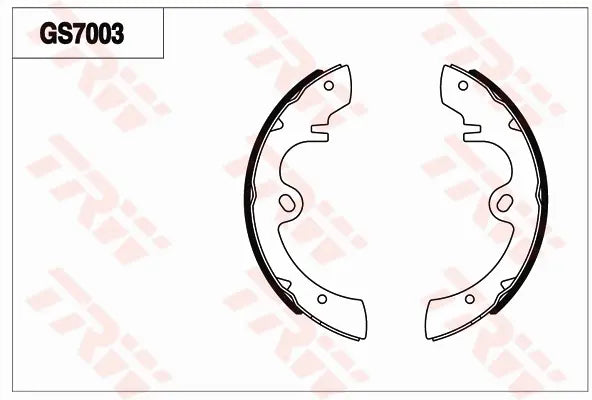 Brake Shoe Set GS7003 - TRW