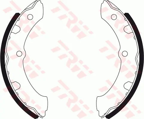 Brake Shoe Set GS7079 - TRW