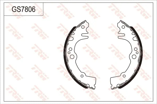 Brake Shoe Set GS7806 - TRW