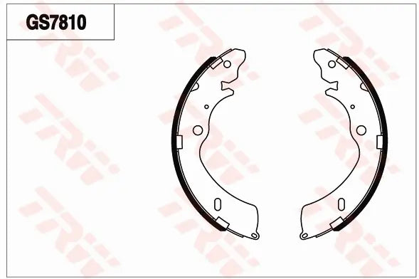 Brake Shoe Set GS7810 - TRW