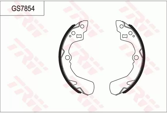 Brake Shoe Set GS7854 - TRW