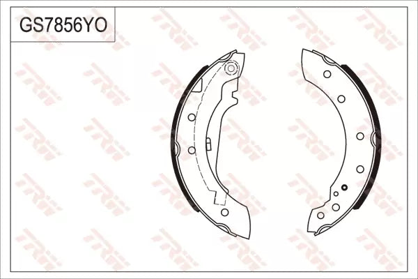 Brake Shoe Set GS7856 - TRW
