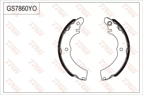 Brake Shoe Set GS7860 - TRW