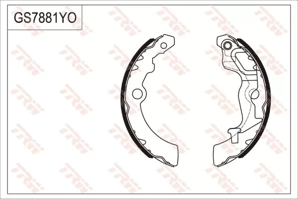 Brake Shoe Set GS7881 - TRW