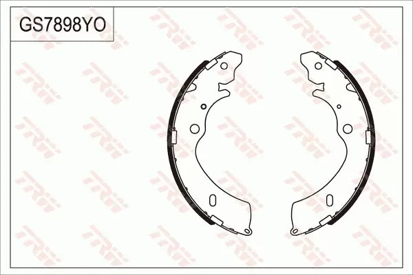 Brake Shoe Set GS7898 - TRW