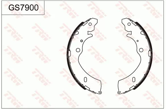 Brake Shoe Set GS7900 - TRW