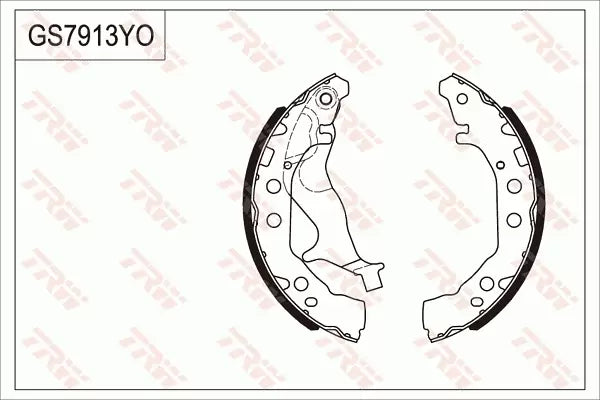 Brake Shoe Set GS7913 - TRW
