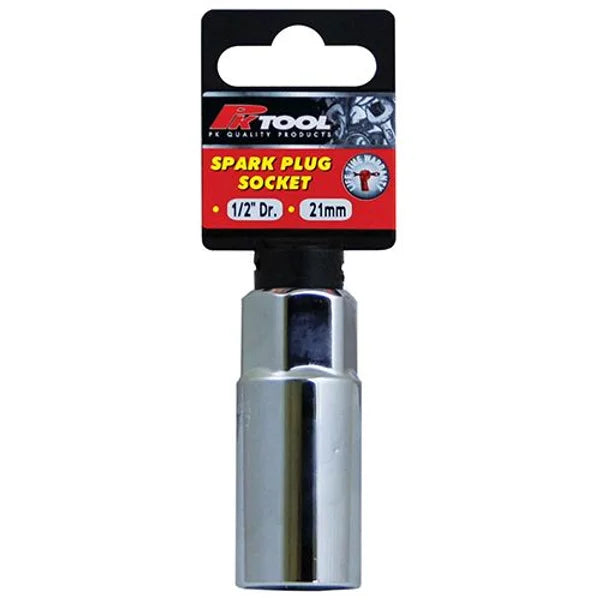 16mm & 21mm 1/2” Drive CR-V Spark Plug Socket - PKTool