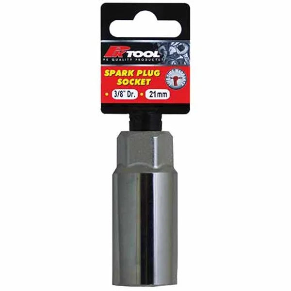 16mm & 21mm 3/8” Drive CR-V Spark Plug Socket - PKTool 21mm