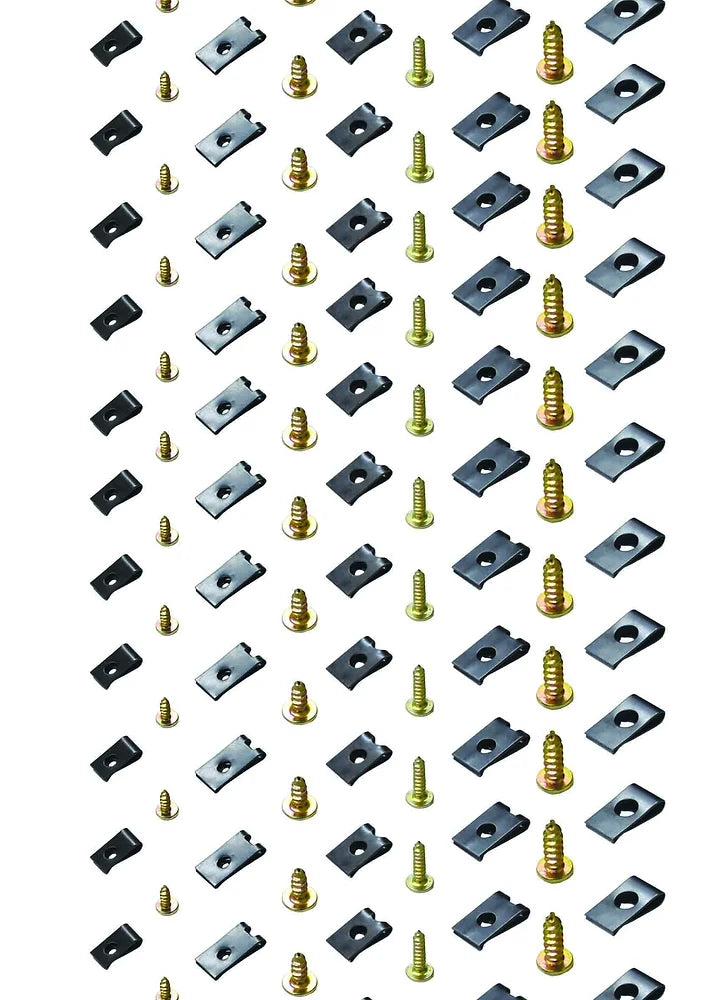 170 Pieces of U-Clips & Screws Kit Set - PKTool