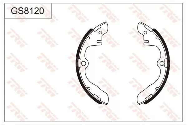 Brake Shoe Set GS8120 - TRW