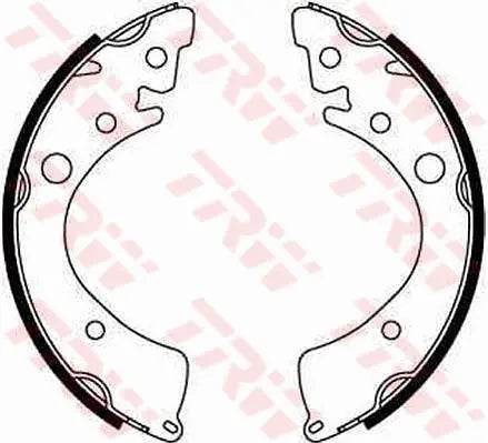 Brake Shoe Set GS8201 - TRW