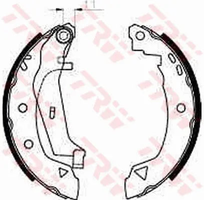 Brake Shoe Set GS8240 - TRW