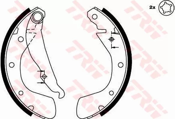 Brake Shoe Set GS8542 - TRW