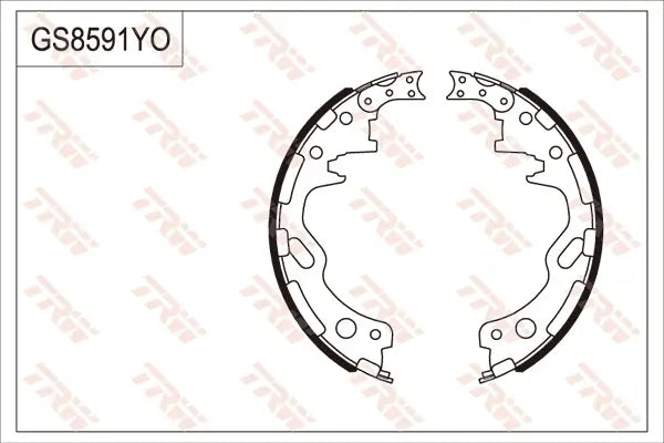 Brake Shoe Set GS8591 - TRW