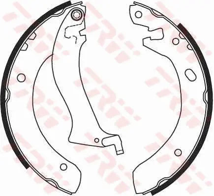 Brake Shoe Set GS8633 - TRW