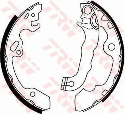 Brake Shoe Set GS8636 - TRW