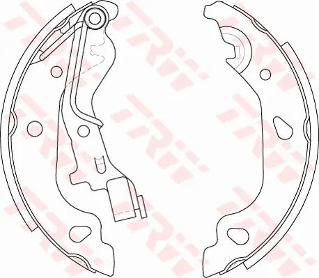Brake Shoe Set GS8687 - TRW