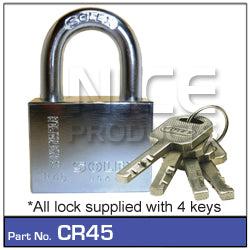 Padlock 45mm CR45 - Nice Products | Universal Auto Spares