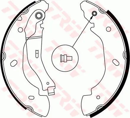 Brake Shoe Set GS8689 - TRW