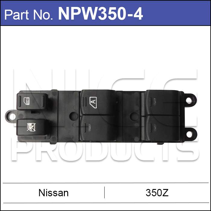 Power Window Switch NPW350-4 - Nice Products | Universal Auto Spares