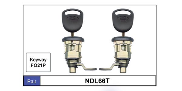 Door Locks Pair NDL66T - Nice Products | Universal Auto Spares