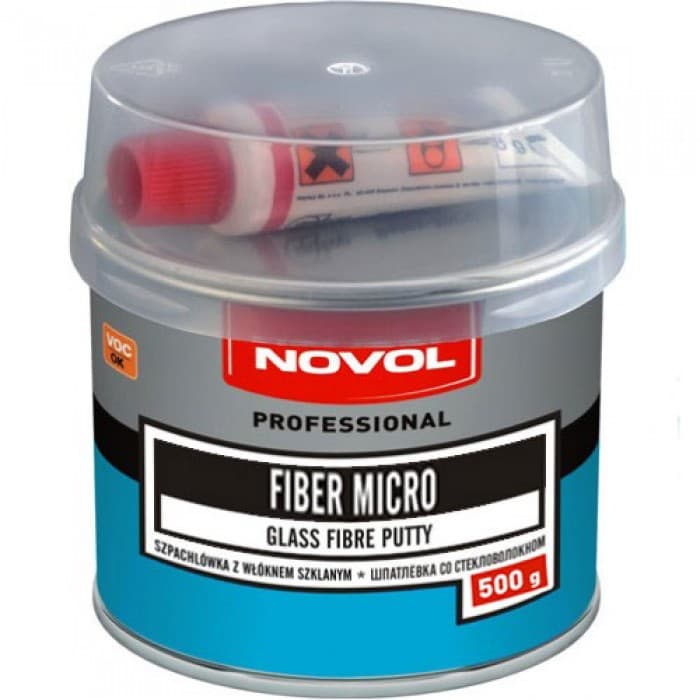 Fiber Micro Glass Fiber Putty 500g - Novol | Universal Auto Spares