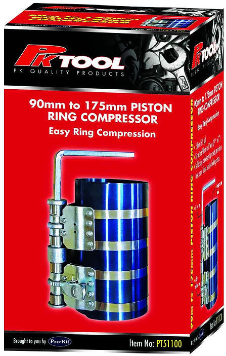 175mm (7”) Piston Ring Compressor Hex Key - PKTool