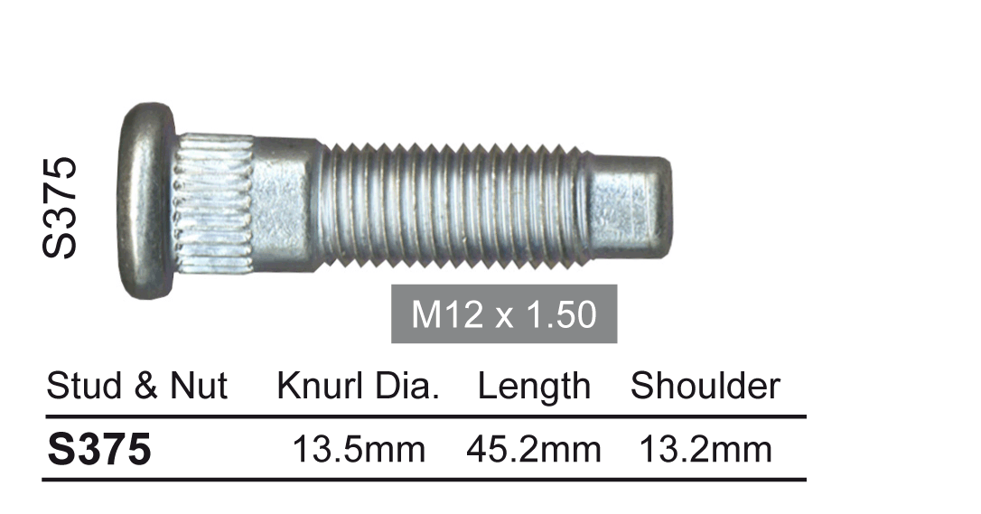 Wheel Stud S375 - Nice Products | Universal Auto Spares