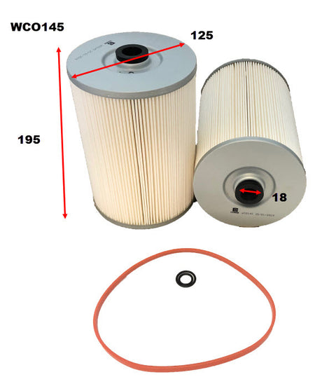 Oil Filter R2758P Fits Isuzu WCO145 - Wesfil