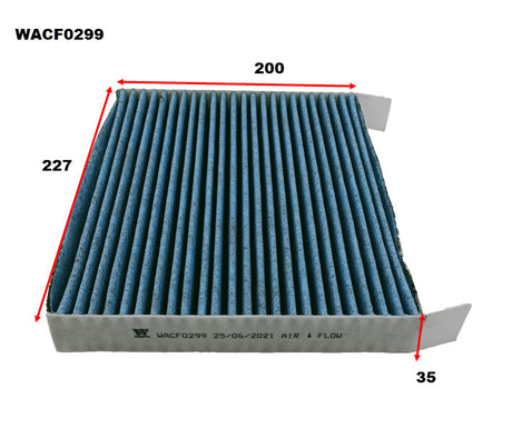 Cabin Filter Fits SsangYong WACF0299 - Wesfil