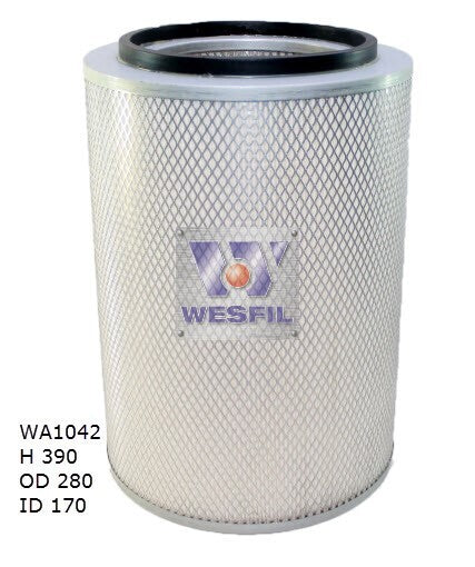 Air Filter HDA5698/HDA5891 Fits Isuzu/Mitsubishi WA1042 - Wesfil