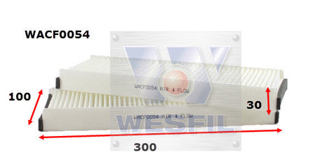 Cabin Filter RCA186P Fits Audi WACF0054 - Wesfil