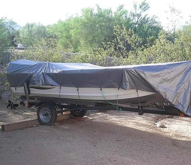 180GSM Silver Tarp With Reinforced Corners, 8 Different Sizes - LoadMaster