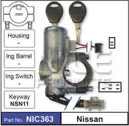 Lock & Switch NIC363 - Nice Products | Universal Auto Spares
