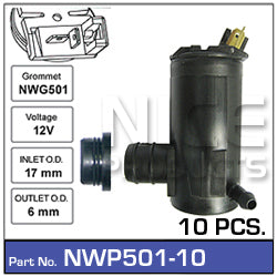 Washer Pump NWP501-10 - Nice Products | Universal Auto Spares