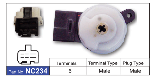 Ignition Switch NC234 - Nice Products | Universal Auto Spares