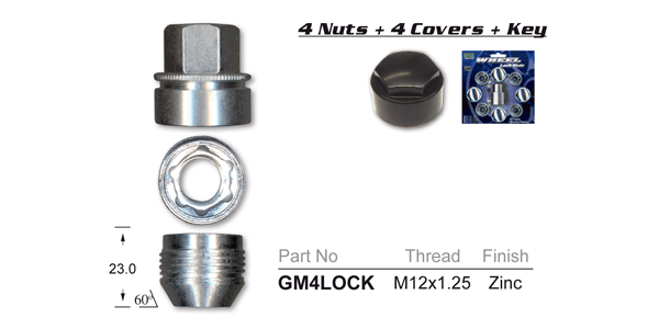 Lock Nuts GM4LOCK - Nice Products | Universal Auto Spares