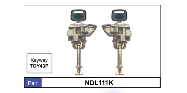 Door Locks Pair NDL111K - Nice Products | Universal Auto Spares
